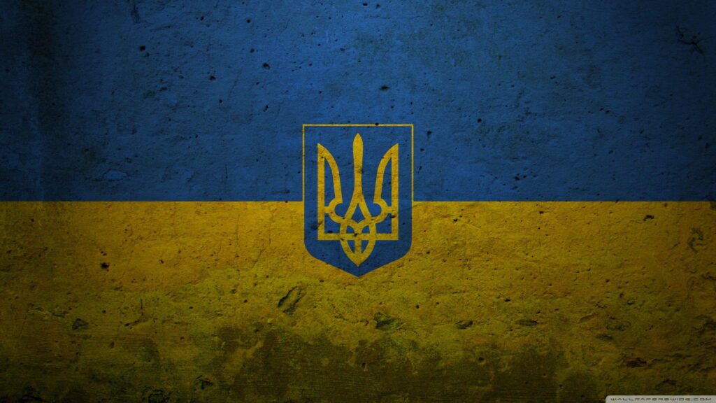 Grunge Ukraine Presidential Flag 2K desk 4K wallpapers High