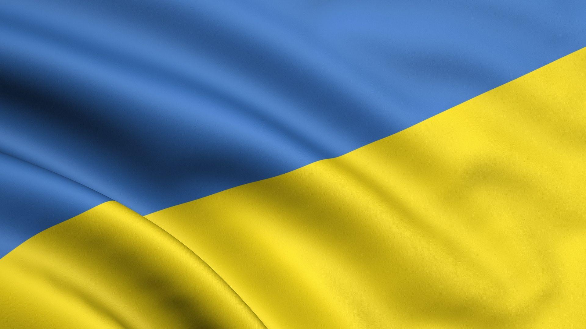 Download wallpapers yellow, blue, flag, ukraine full hd