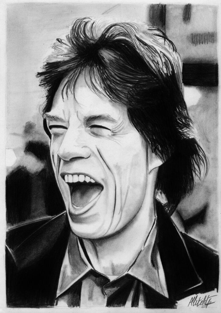 Mick Jagger drawing by alainmi