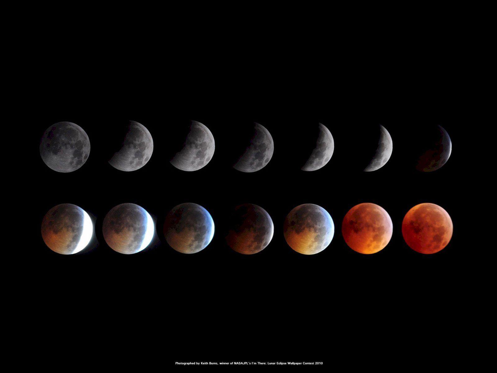Total Lunar Eclipse of Space Wallpapers