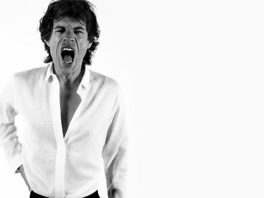 Mick Jagger Bw Guy Wallpapers and Picture
