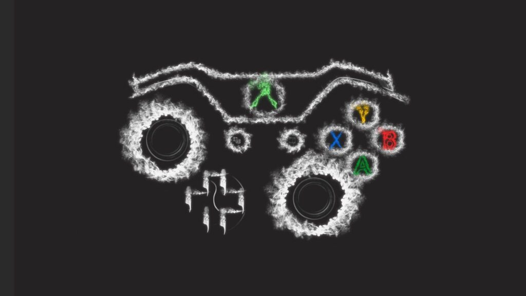 Xbox Controller Art Resolution 2K k