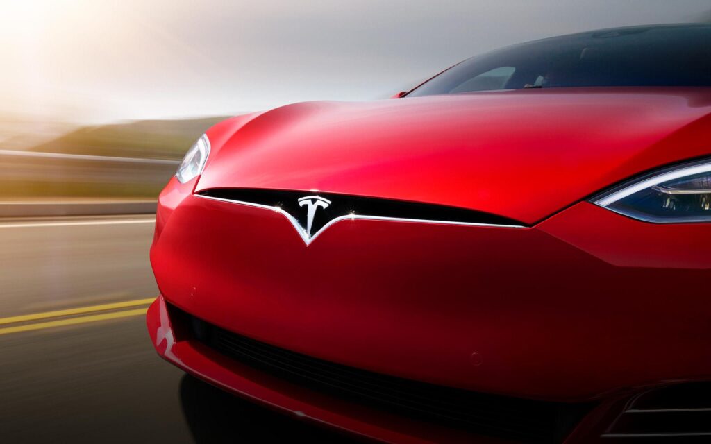 Tesla Car Up Close Wallpaper Backgrounds