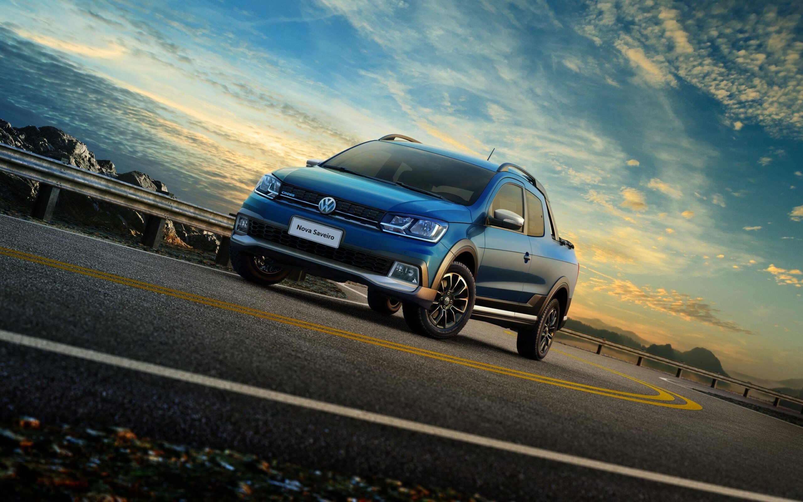 Download wallpapers Volkswagen Saveiro Cross, cars, pickups