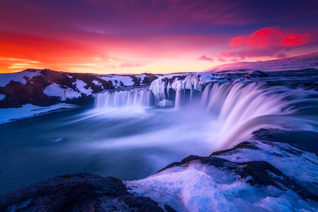 Waterfall Iceland, 2K Nature, k Wallpapers, Wallpaper, Backgrounds