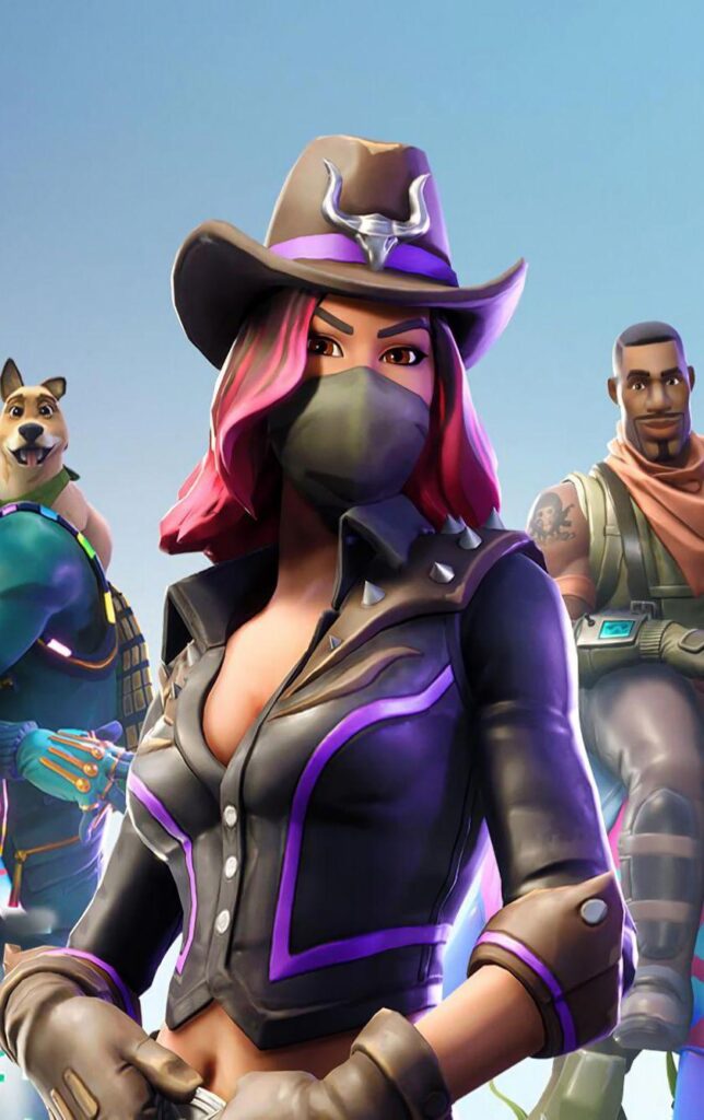 Downaload Video game, Calamity, cowgirl, video game, Fortnite