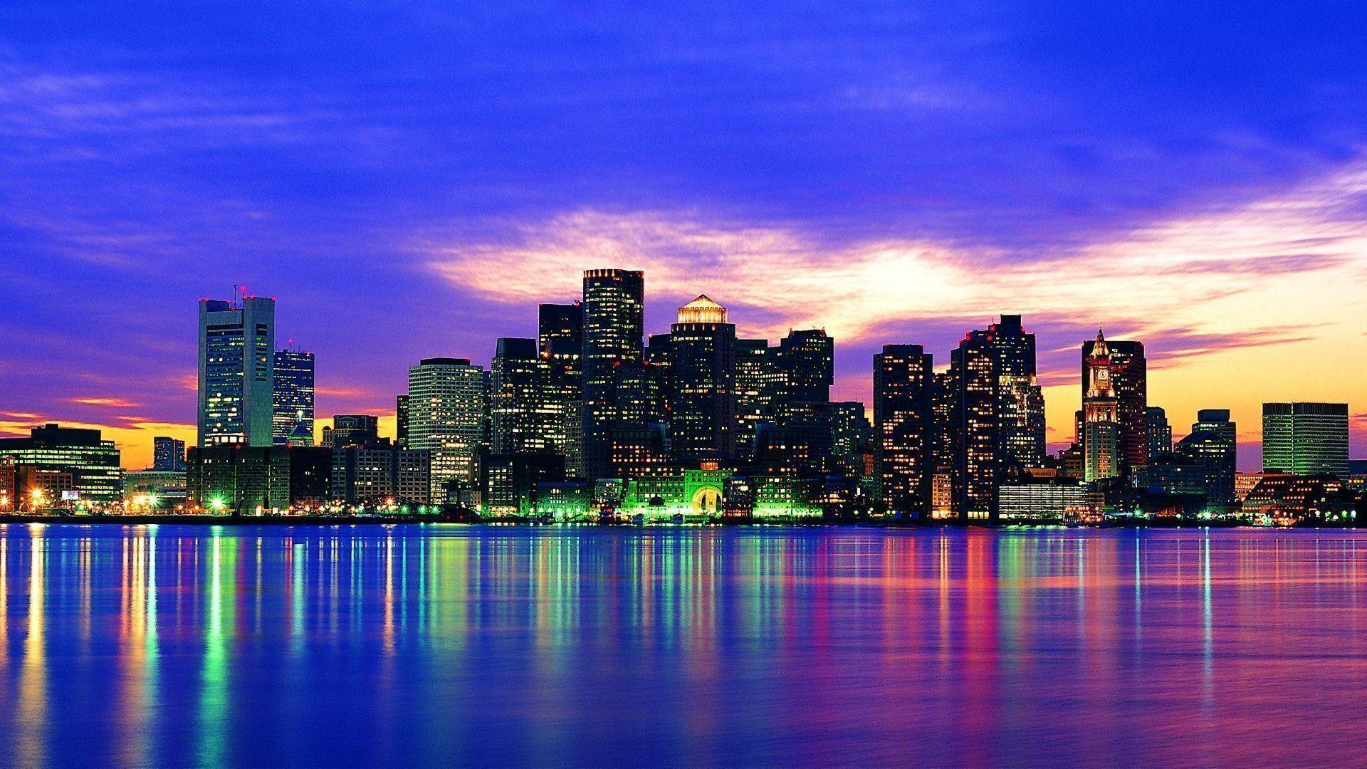Boston Skyline Wallpapers ·①