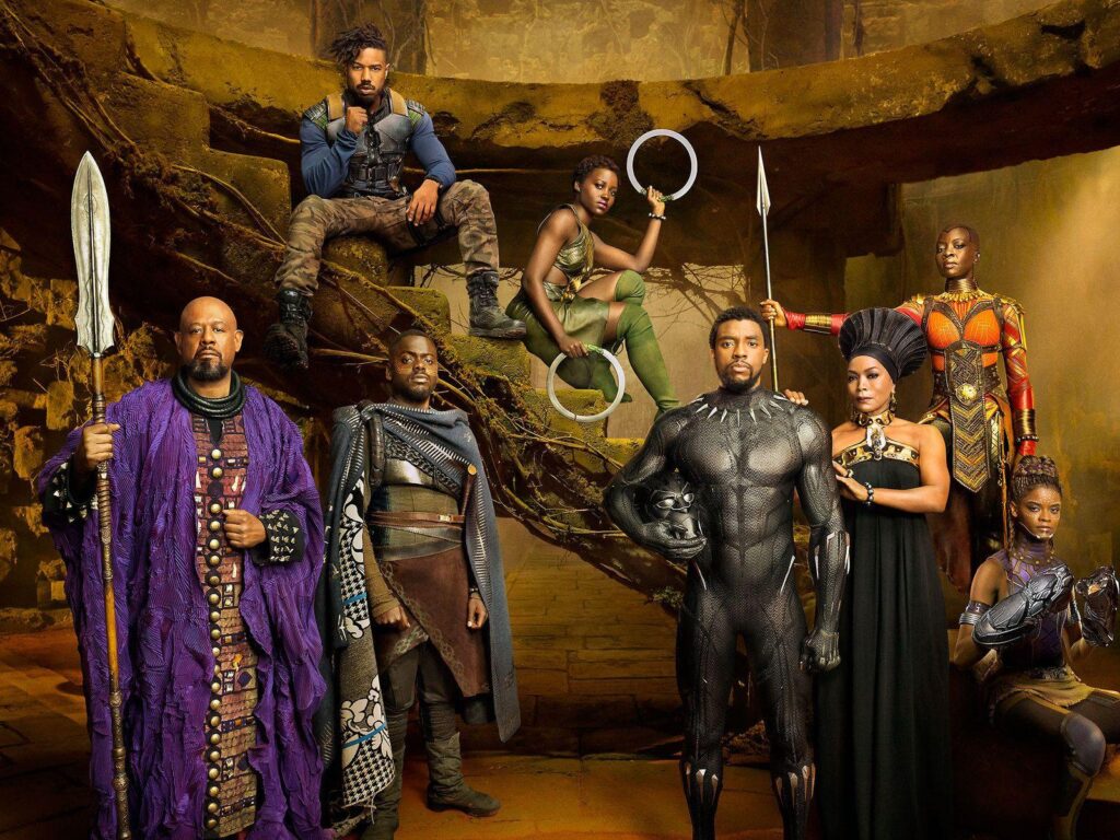Black Panther Movie Cast Resolution 2K k
