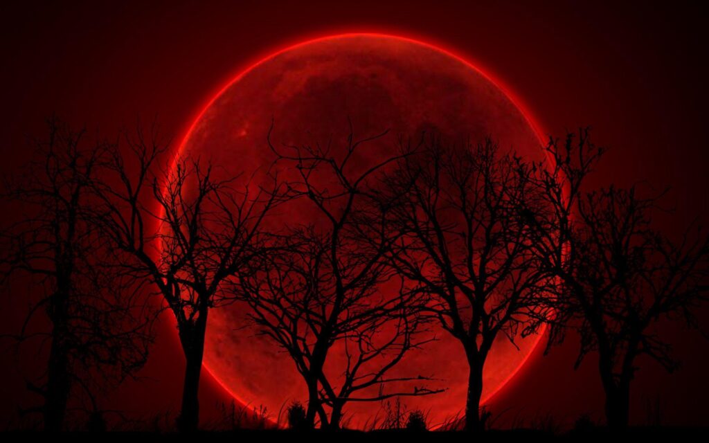Bloody Red Moon Wallpapers