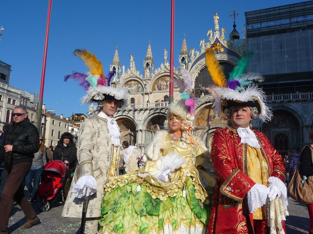 Venice, Carnival, Carnival Of Venice, blue, people free Wallpaper