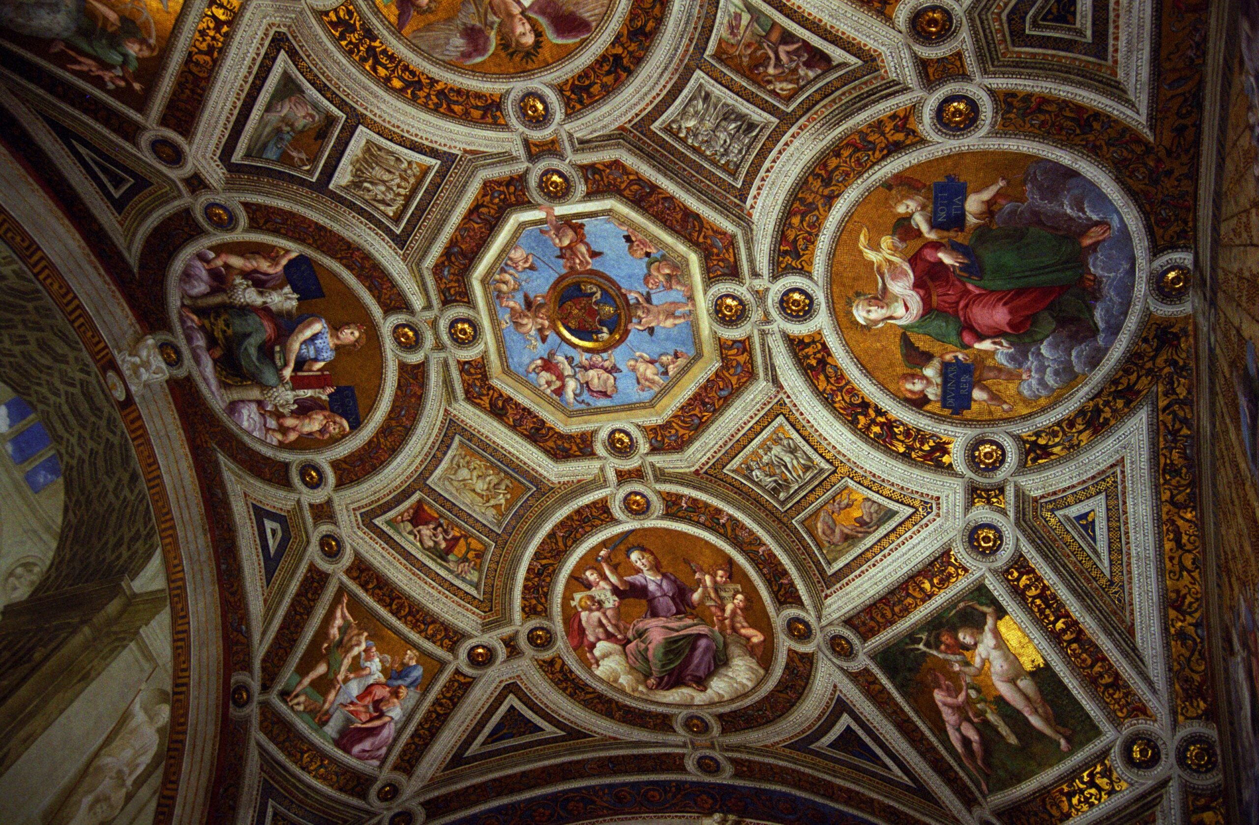 Ceiling of the Sistine Chapel Travel Wallpapers and Stock Photo