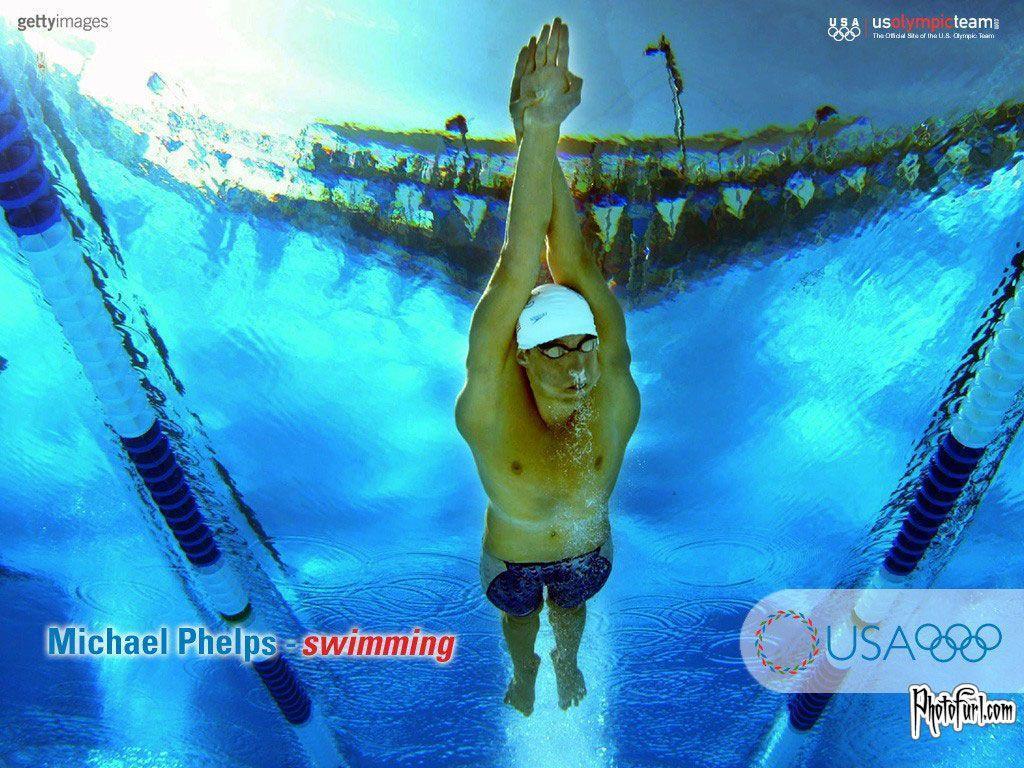 Summer Olympic Michael Phelps Swimming Wallpapers