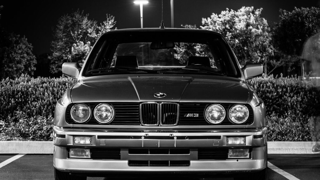 Bmw m e black and white wallpapers