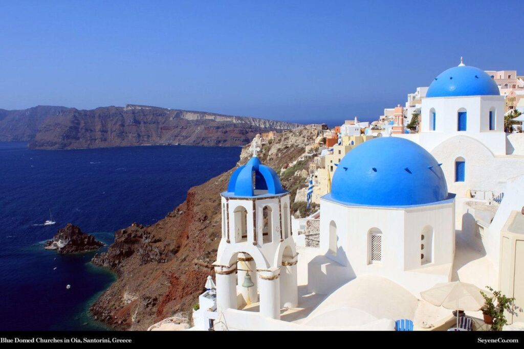 Free Santorini, Greece, Desk 4K Wallpapers from SeyeneCo Website