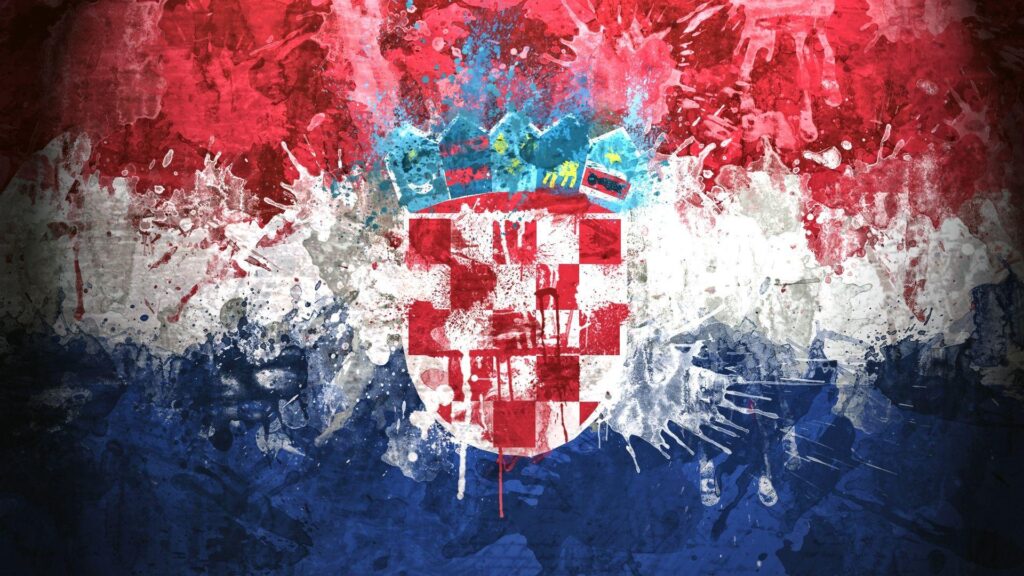Download wallpapers croatia, flag, republic, backgrounds