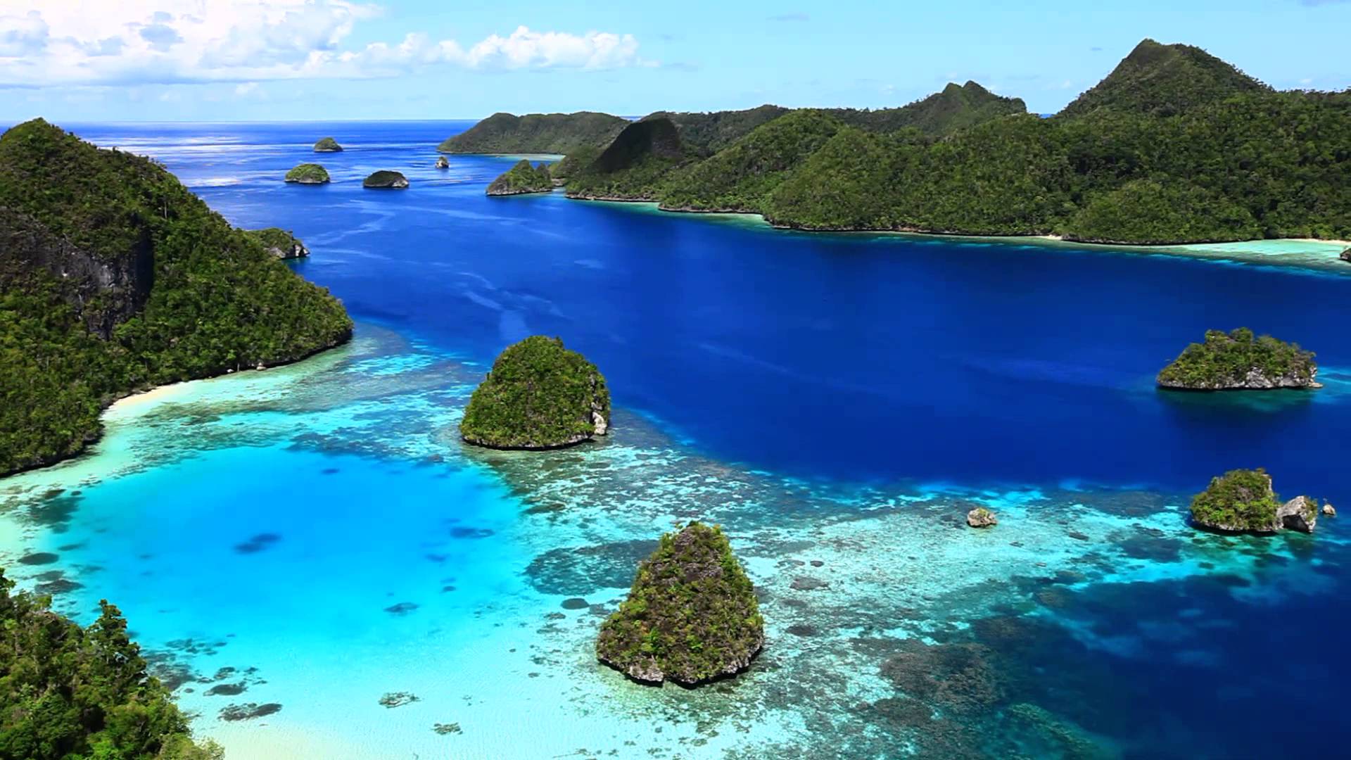 Raja Ampat Haven Eye Beautiful 2K Wallpapers Blue Ocean Island
