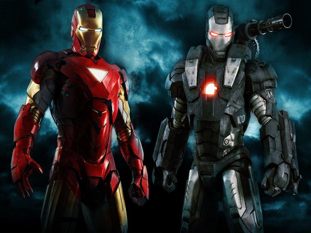 War Machine With Iron Man Wallpapers High Resolution