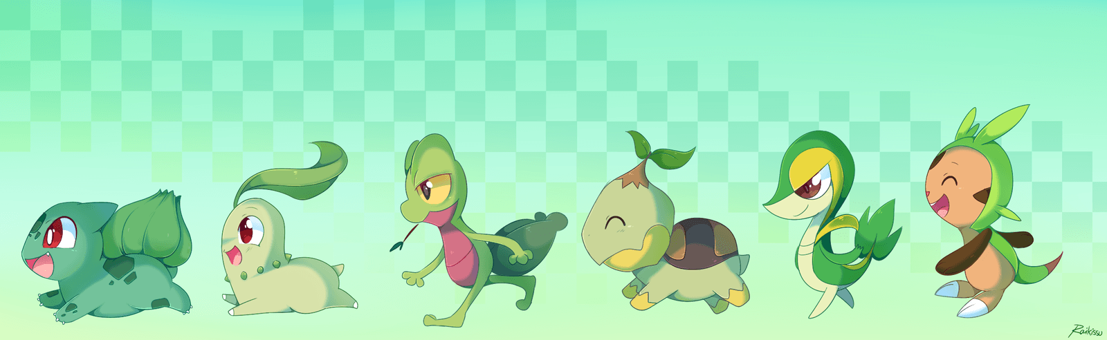 With all the talk about the new starters, I realized that Chespin is