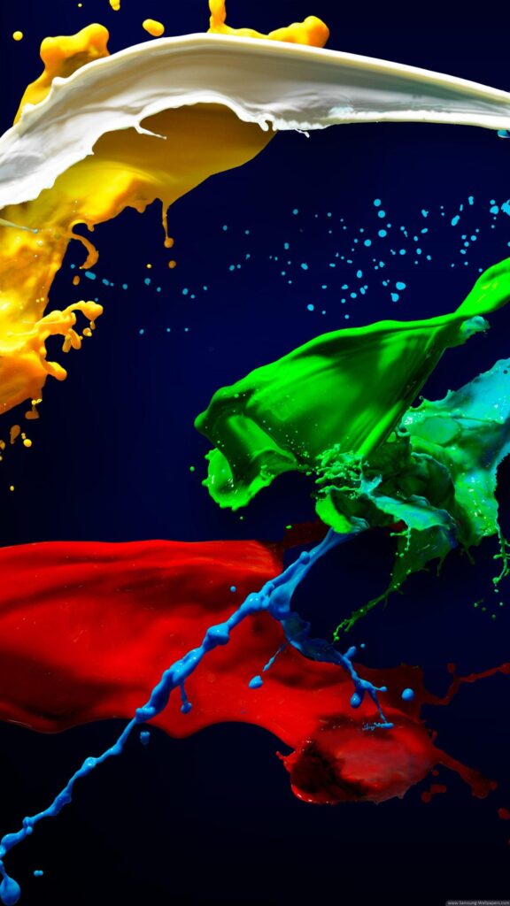 Colour Paint Lock Screen Galaxy Note Wallpapers