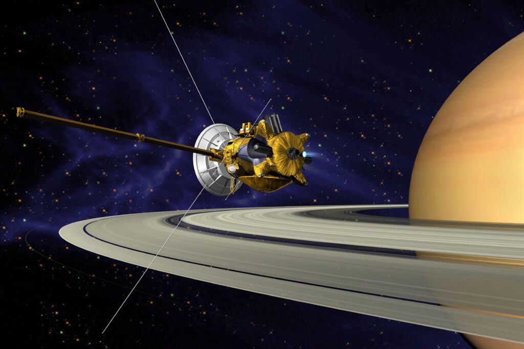 Flyby Of Saturn’s Rings 2K Wallpapers Wallpapers