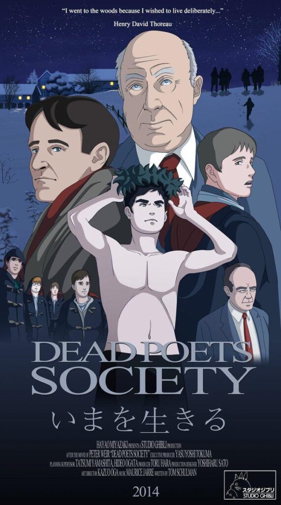 Dead Poet Society Miyazaki by Mogura