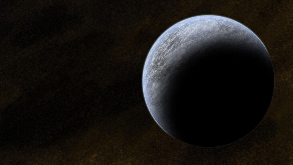 Neptune planet shadow darkness 2K wallpapers