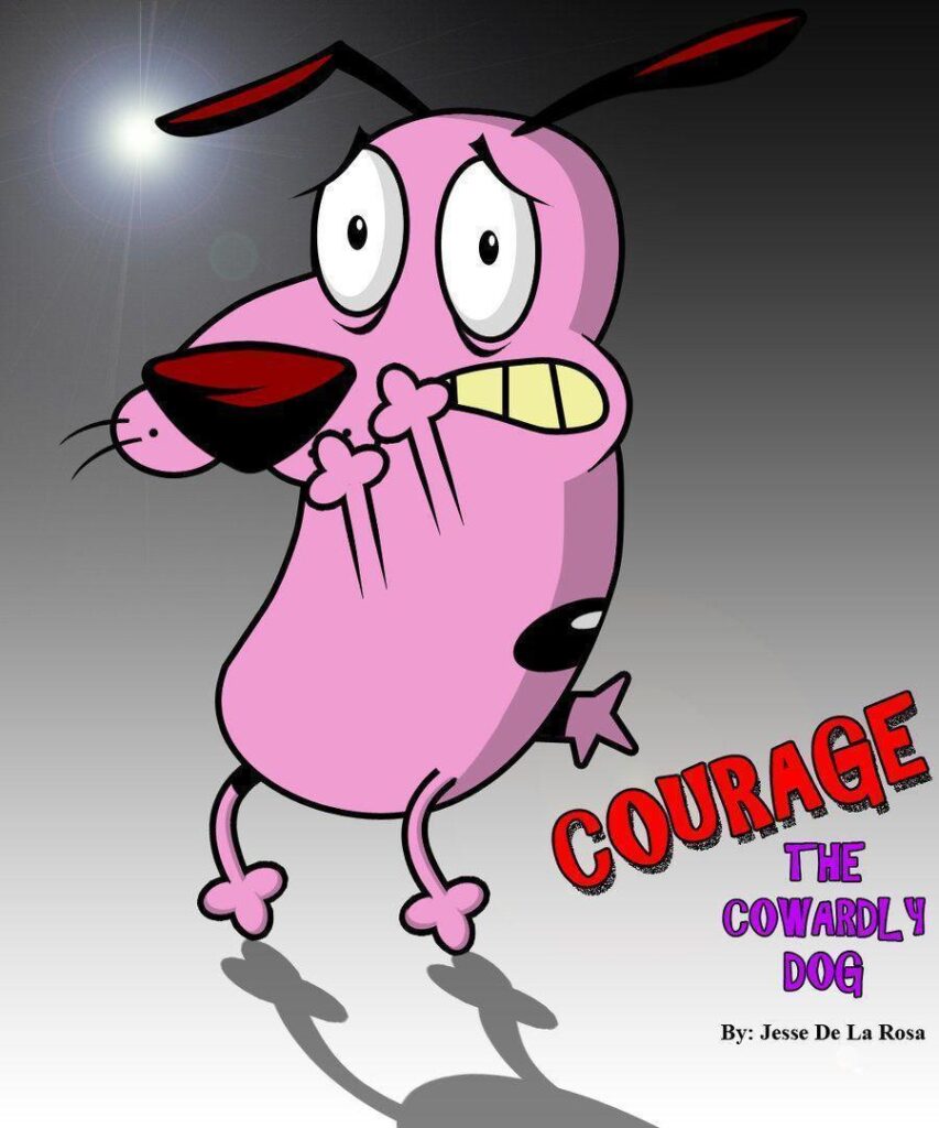 American 4K cartoons Courage the cowardly dog wallpapers