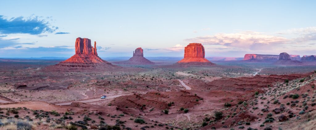 Sunsets in the monument valley k wallpapers and backgrounds