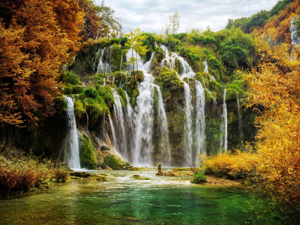 Wallpapers Waterfalls, Plitvice Lakes National Park, K, Croatia