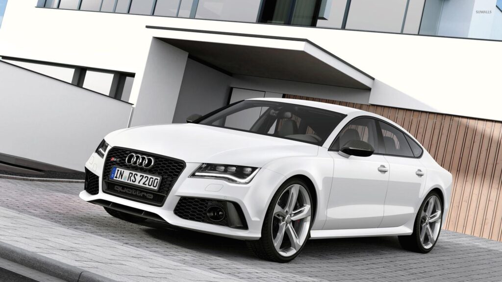 White Audi RS Sportback wallpapers