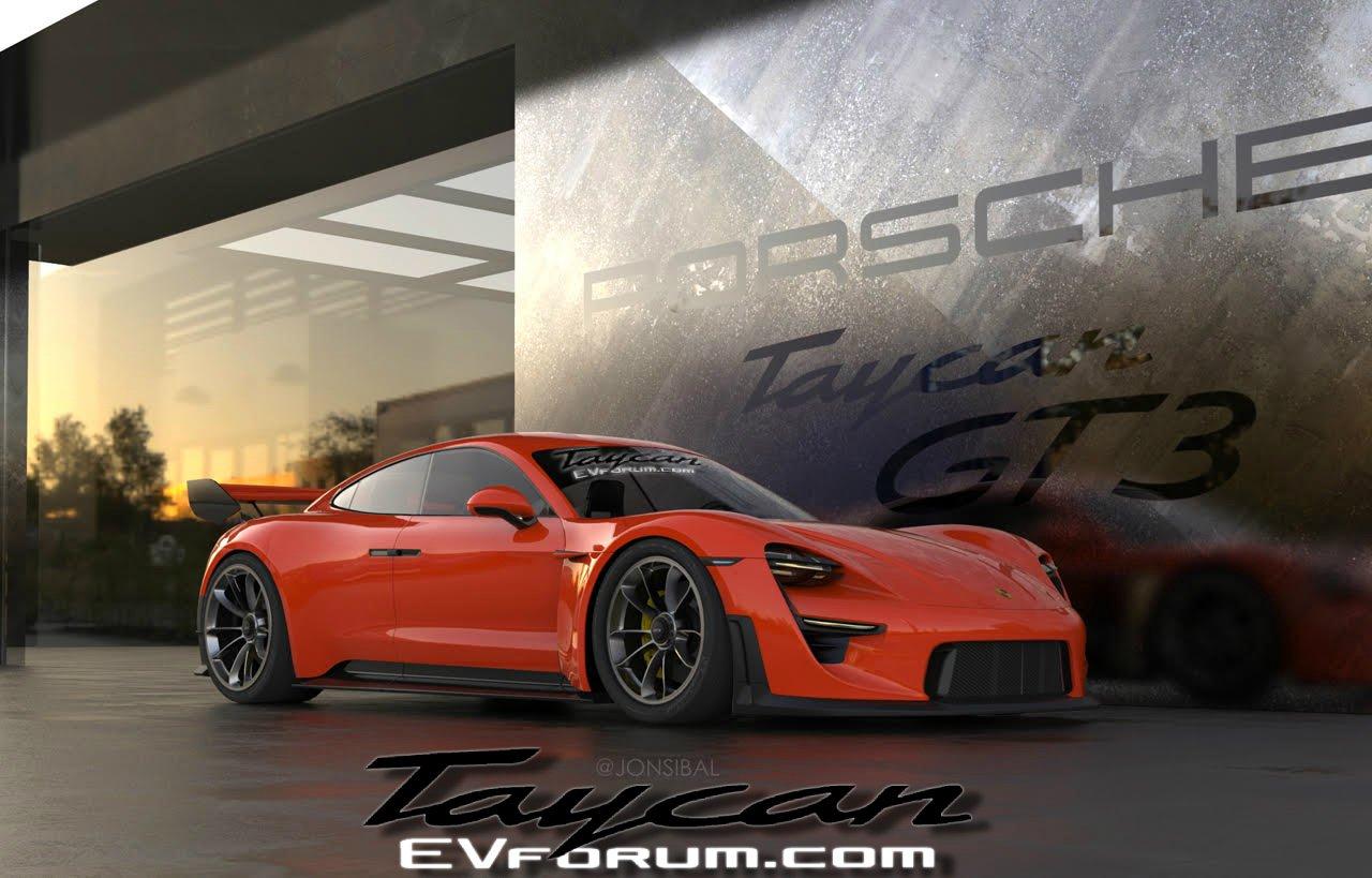 Porsche Taycan GT Rendering Looks Awesome