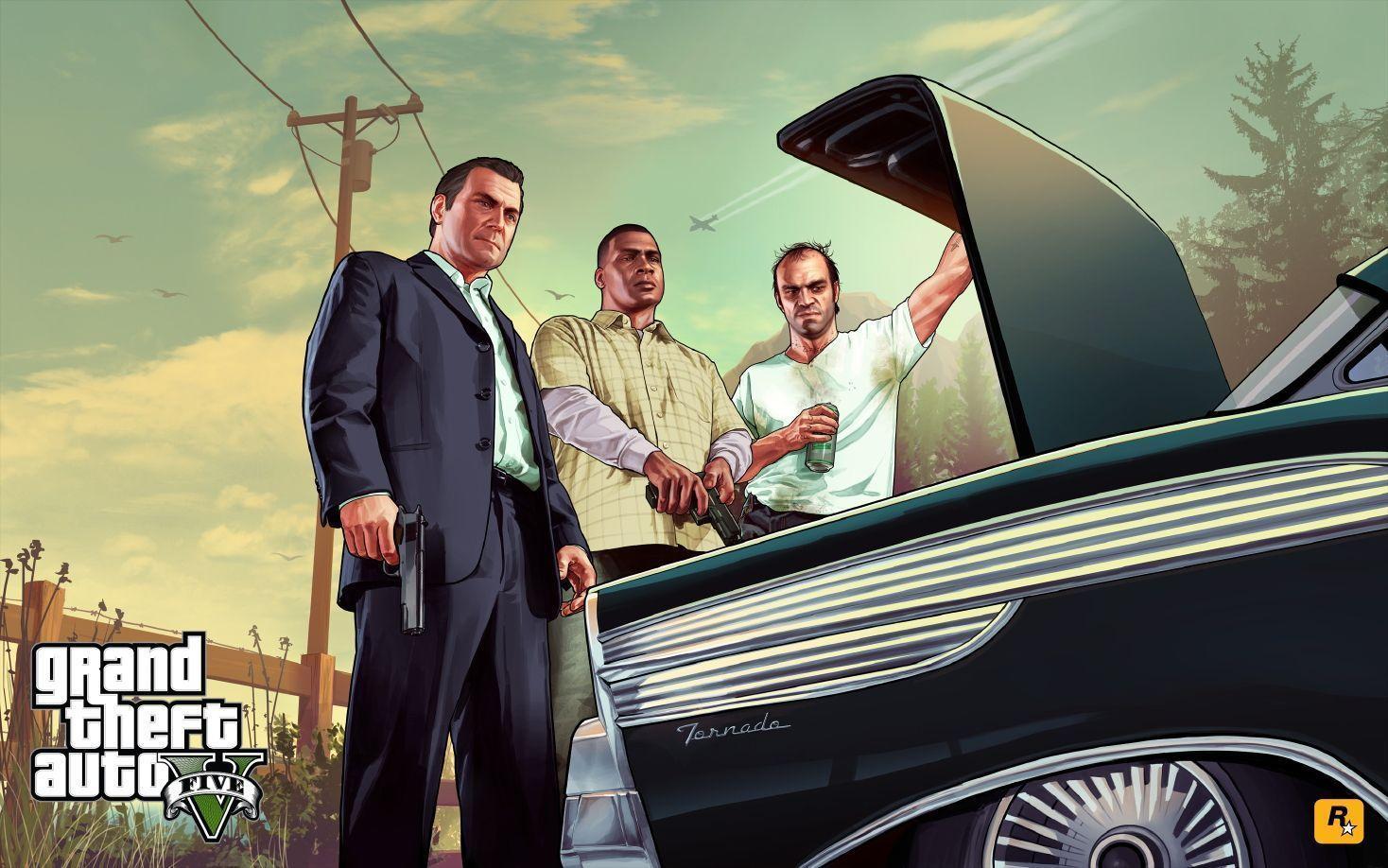 Rockstar release new GTA wallpapers Official cover revealed