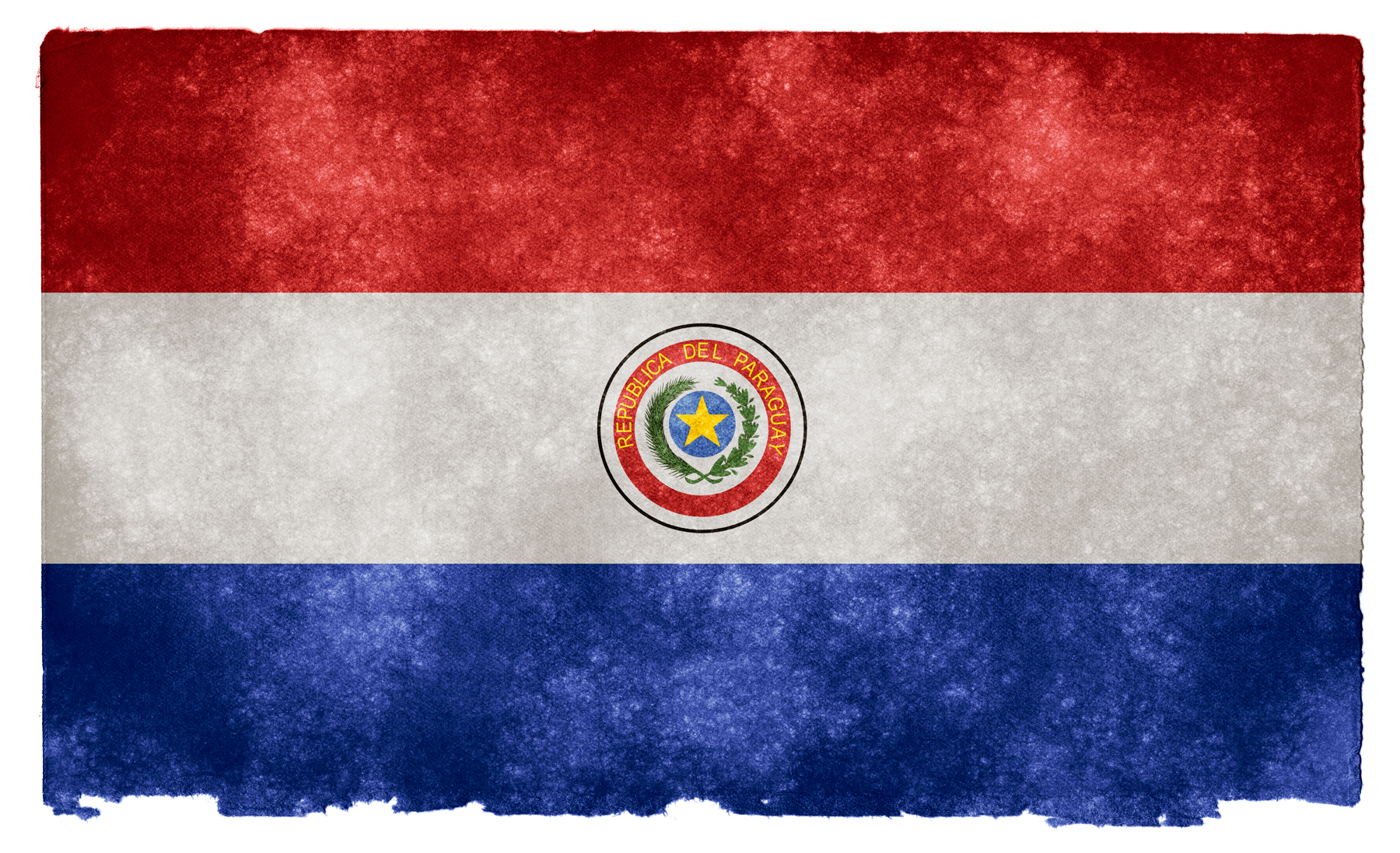 Free photo Paraguay Grunge Flag