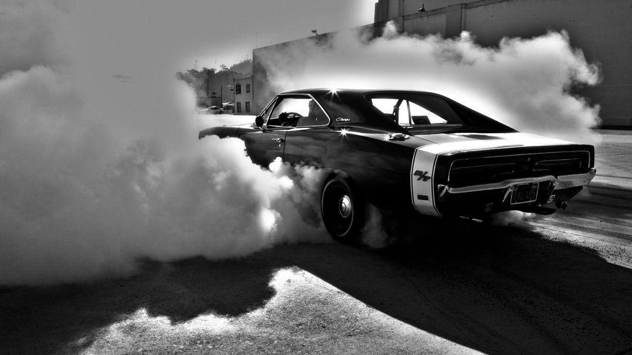 Muscle cars vehicles burnout Dodge Charger wallpapers