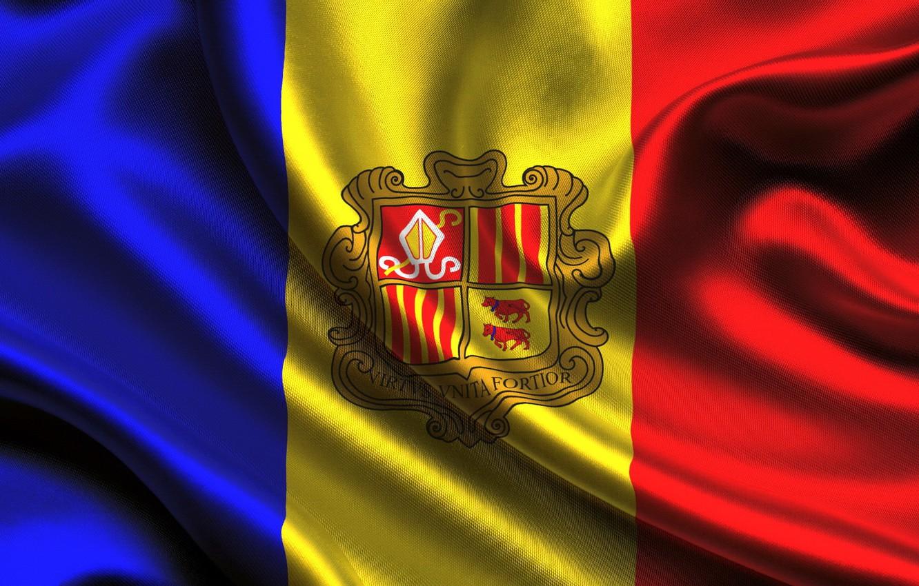 Wallpapers the flag of the Principality of Andorra, flag of Andorra