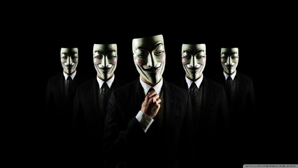 Anonymous Facebook wallpapers