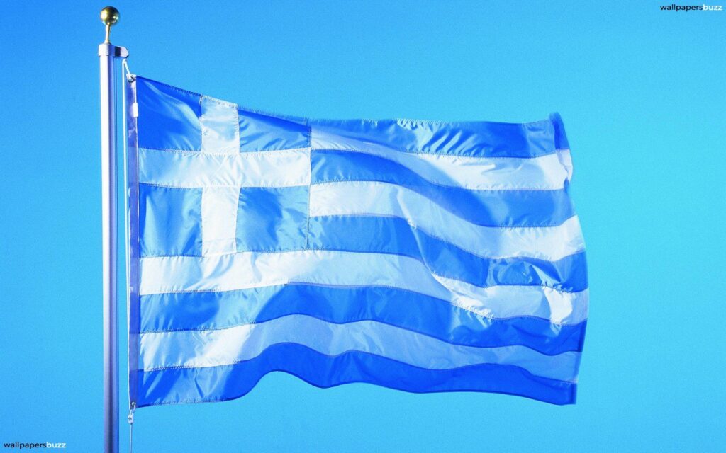 The traditional flag of Greece 2K Wallpapers