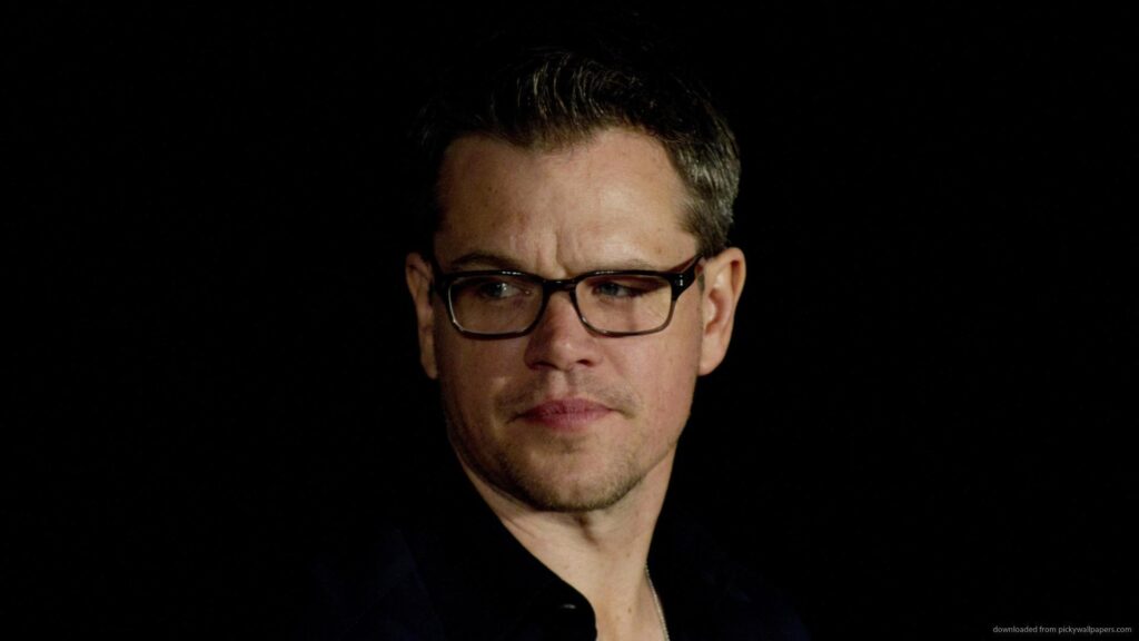 Matt Damon Glasses Wallpapers For iPhone