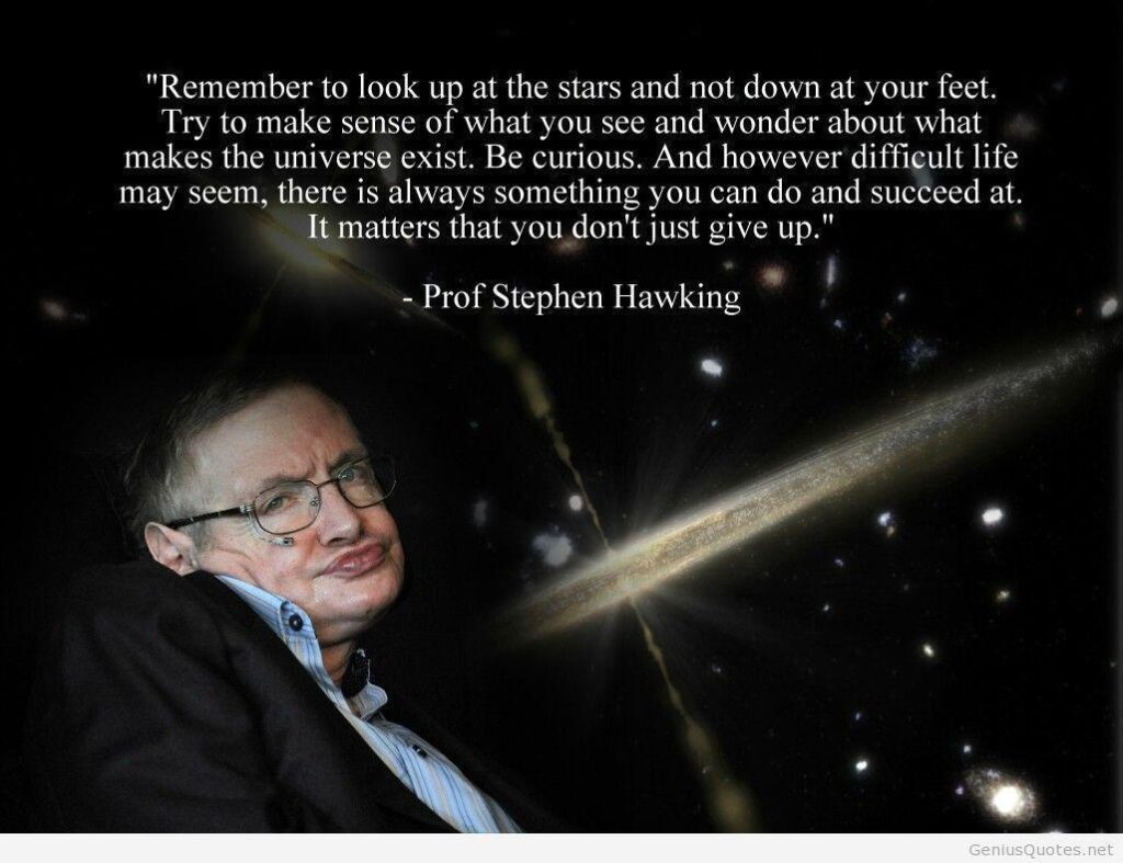 Ten quotes from Stephen Hawking