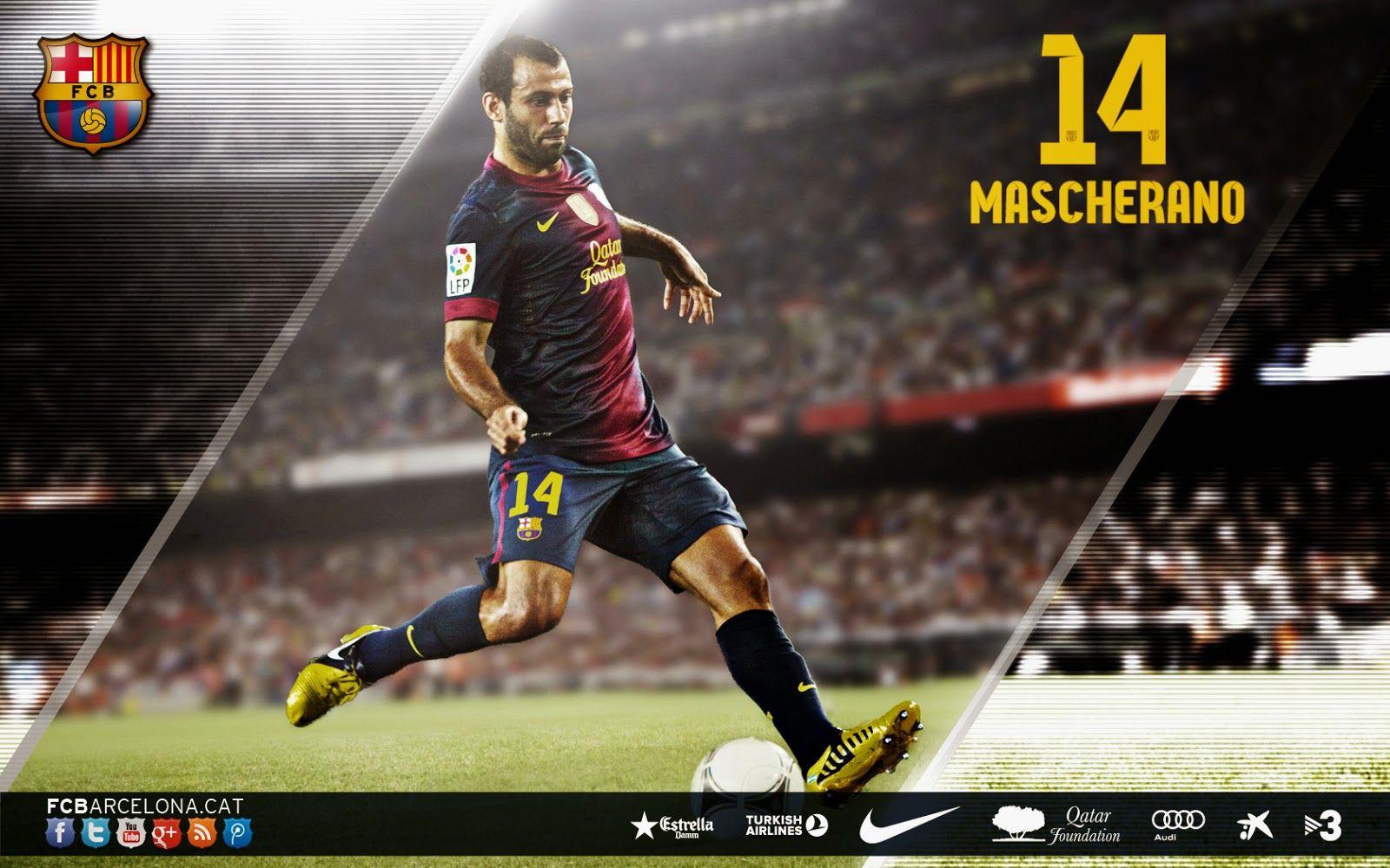 Javier Mascherano Fc Barcelona 2K Wallpapers