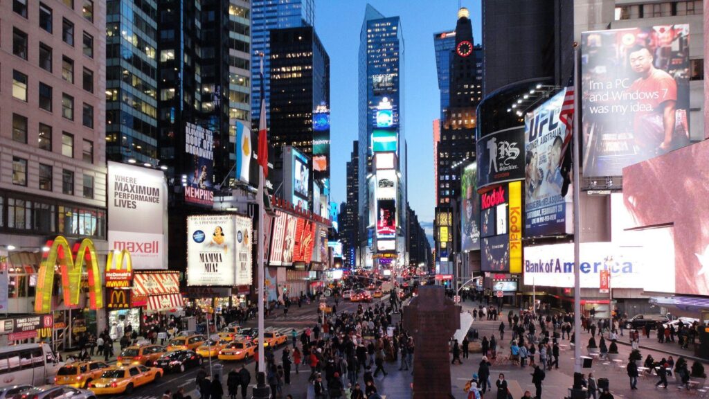 Times Square Evening wallpapers