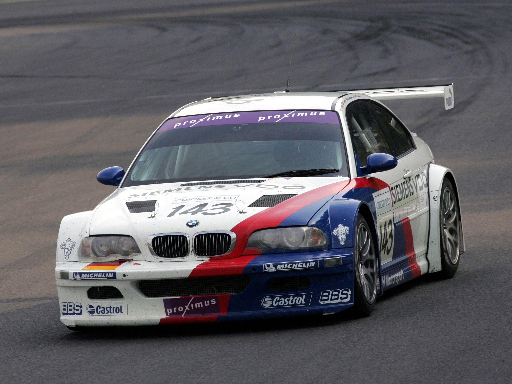 BMW M GTR E race racing m
