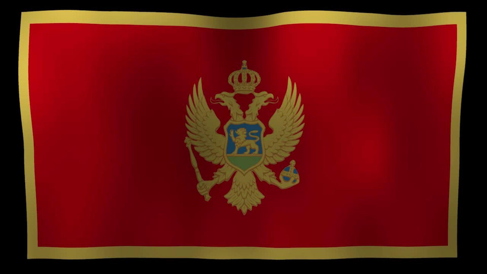 Montenegro Flag K Motion Loop After Effects Template