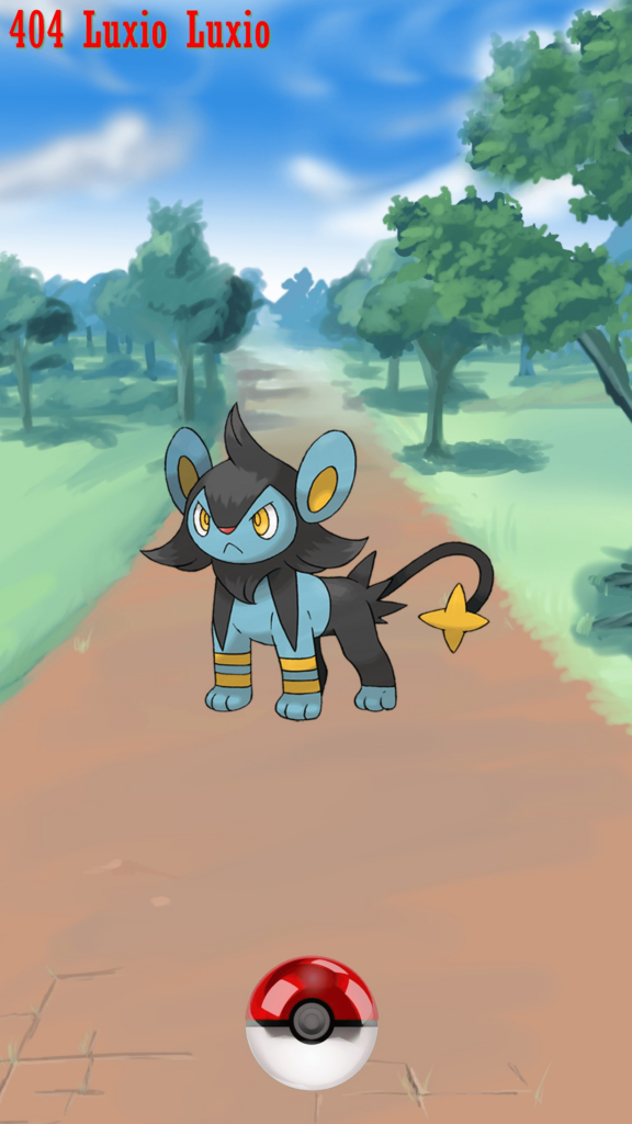 Street Pokeball Luxio Luxio