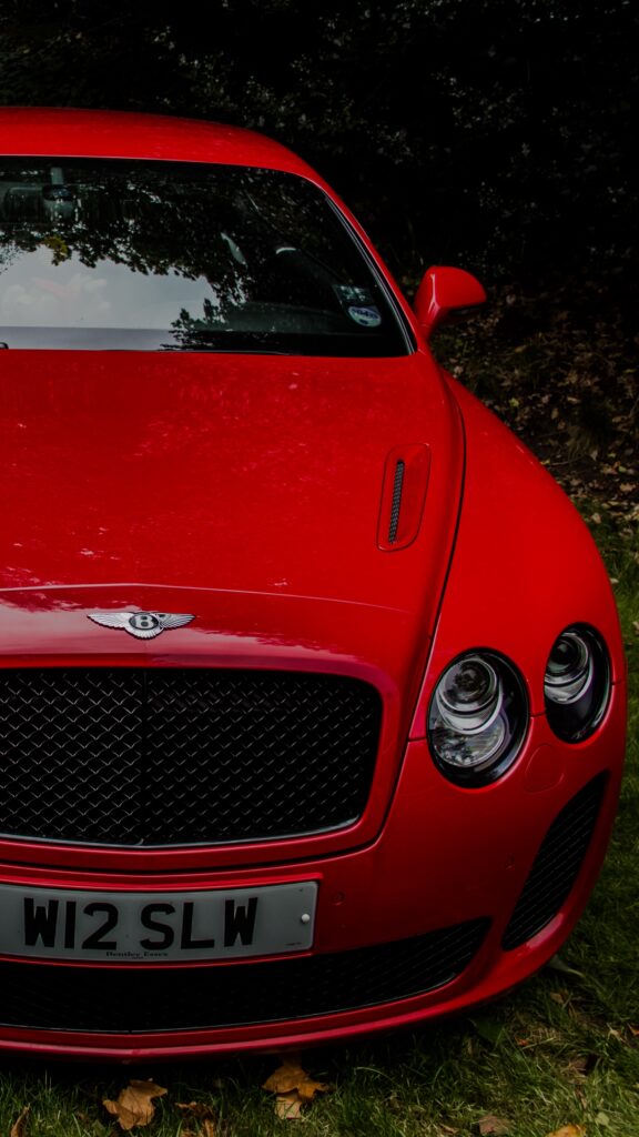 Download wallpapers bentley continental gt, red, front view