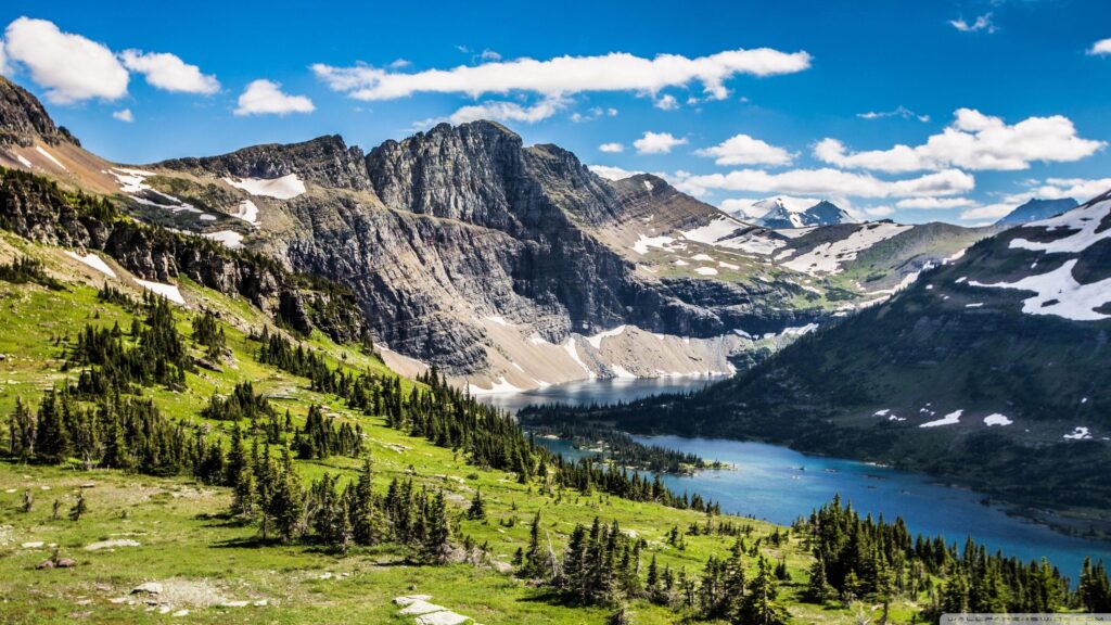 Hidden Lake Glacier National Park Montana 2K desk 4K wallpapers