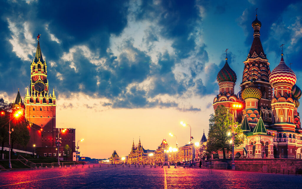 Photos Moscow Russia Town square Red Square Sky Temples