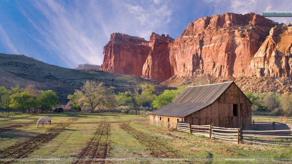 Historic Fruita Capitol Reef National Park Utah 2K Wallpapers