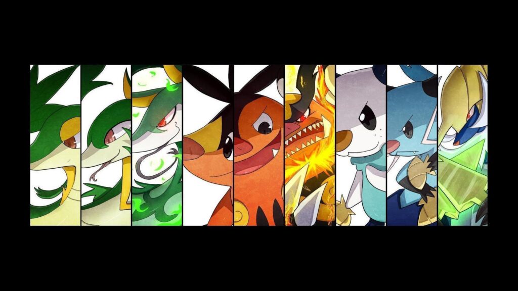 Oshawott snivy samurott servine serperior pignite dewott wallpapers