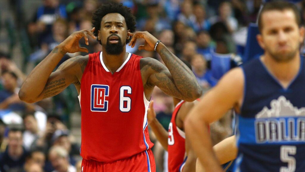DeAndre Jordan to reporter ‘It’s hard to hear you with all these